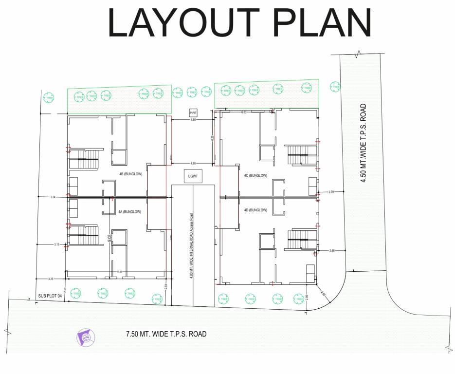  aangi bunglows 2 Layout Plan