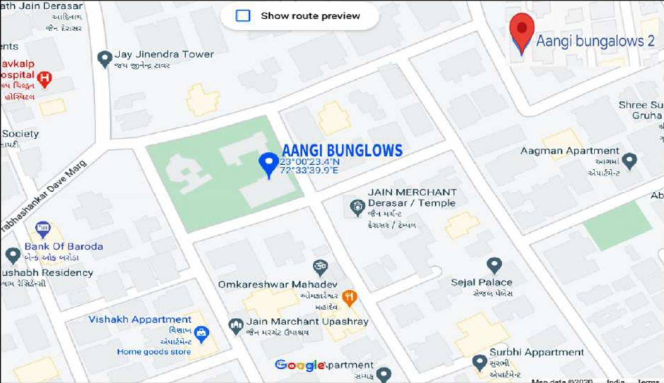  aangi bunglows 2 Location Plan