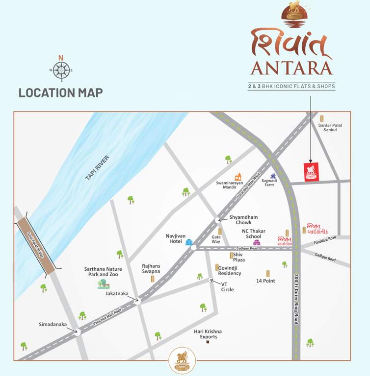 shivant antara Location Plan