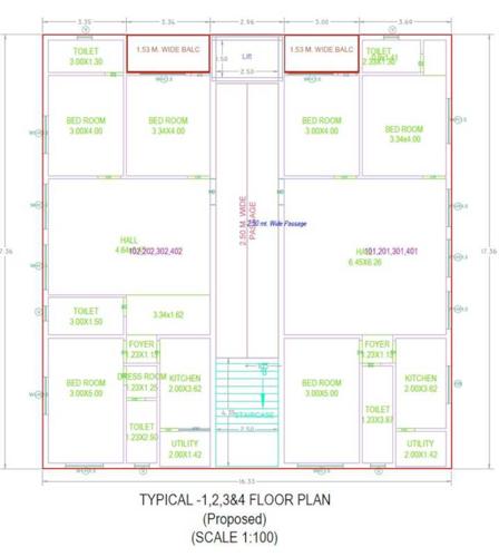  navya-jewel-b Navya Jewel B Cluster Plan from 1st to 4th Floor