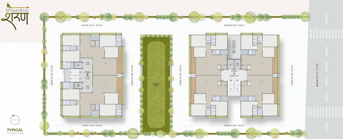  sharan A, B Typical Cluster Plan