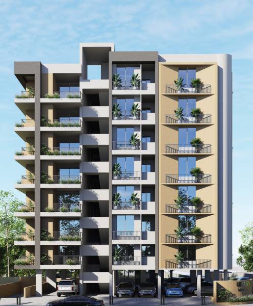  upasana-apartment Elevation