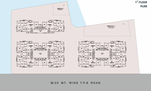  casa-supremo A, B, C Cluster Plan For 1st Floor