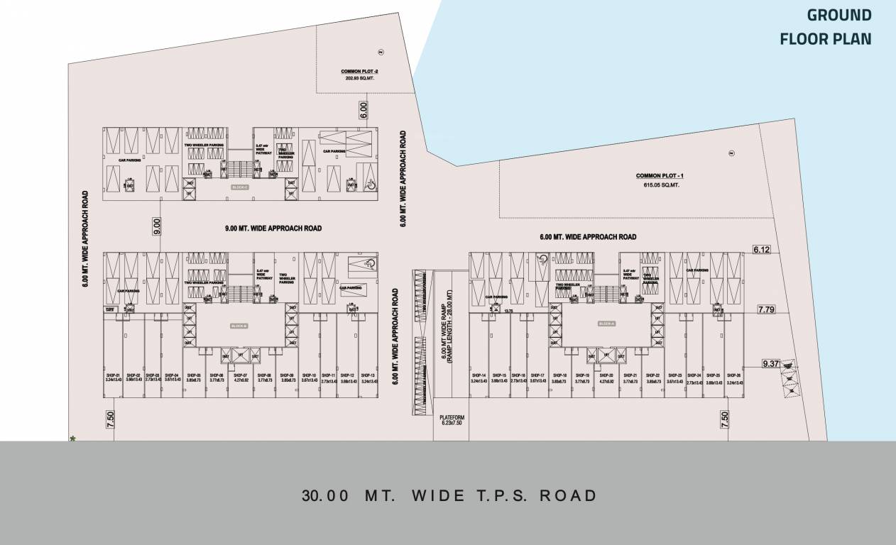  casa supremo A, B, C Ground Cluster Plan