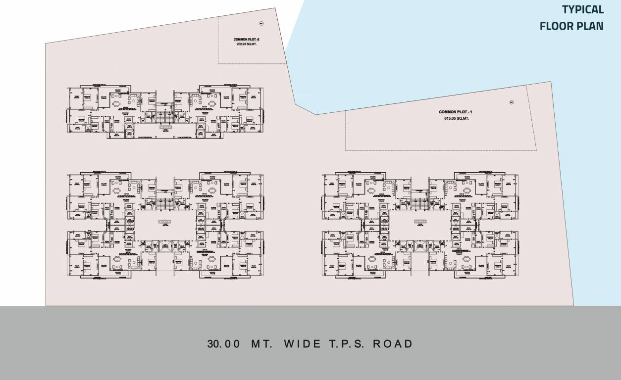  casa supremo A, B, C Typical Cluster Plan