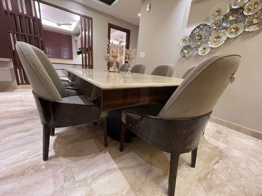  villa ultra luxury kaushambi floors Dining Area