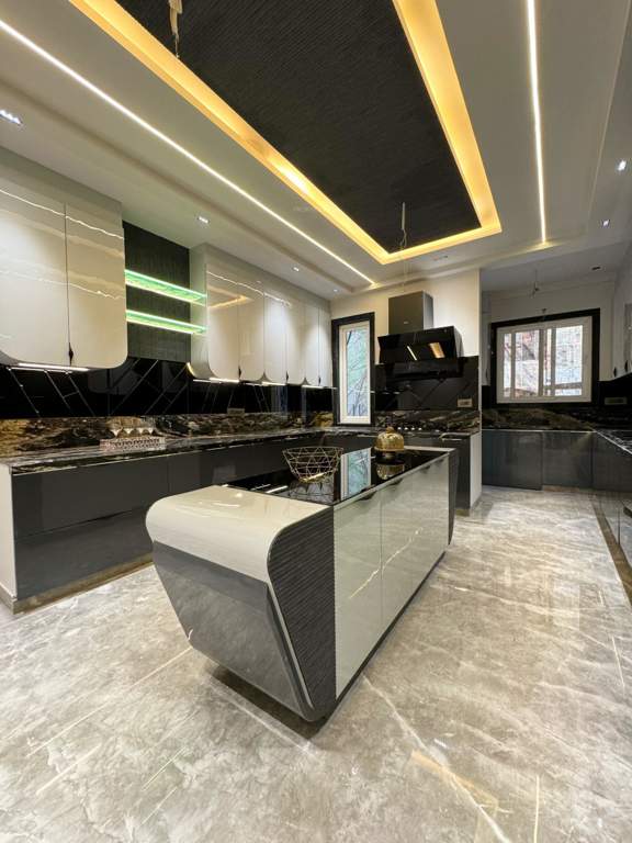  villa ultra luxury kaushambi floors Kitchen