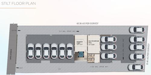  cricket-villa Bhaggyam Cricket Villa Ground Cluster Plan