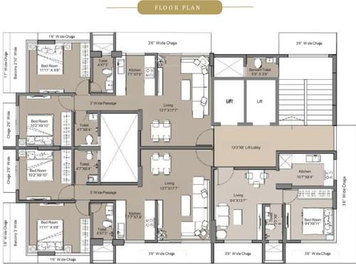  goregaon-adwait-chsl-vijay-sadan Goregaon Adwait CHSL Vijay Sadan Typical Cluster Plan