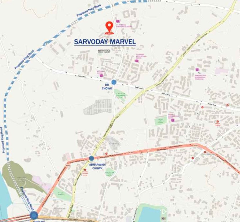  sarvoday marvel Location Plan