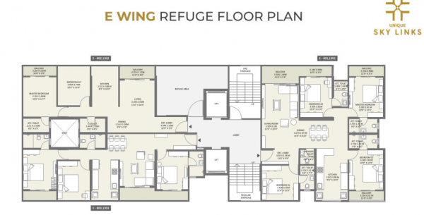  sky-links-phase-i Wing E Cluster Plan