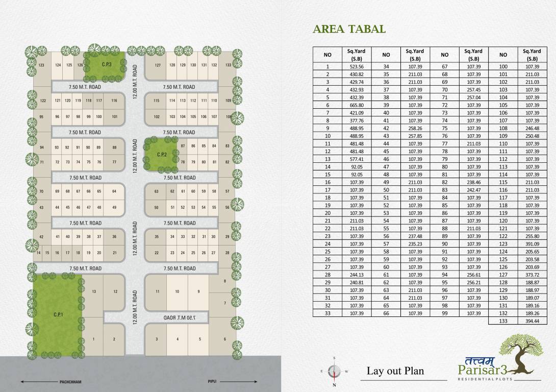  parisar 3 Layout Plan