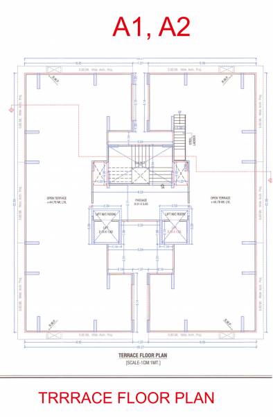  nilkanth-luxuria A1 + A2  Terrace Cluster Plan