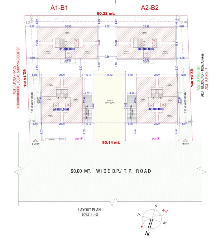  nilkanth luxuria Layout Plan