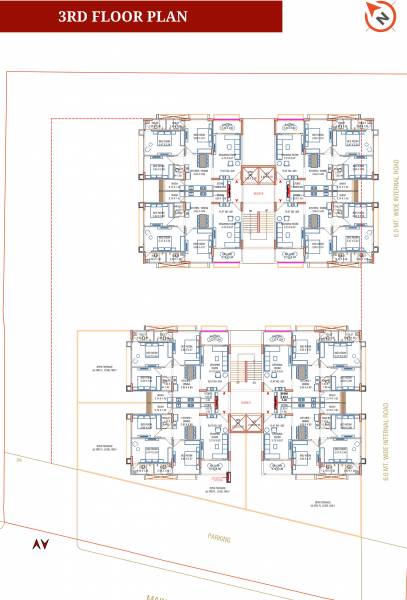  sky-100 A To B Cluster Plan For 3rd Floor