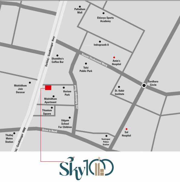  sky-100 Location Plan