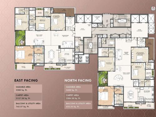  the-pearl-phase-ii Duxbury, Westport, Ostera Cluster Plan for Typical Floor