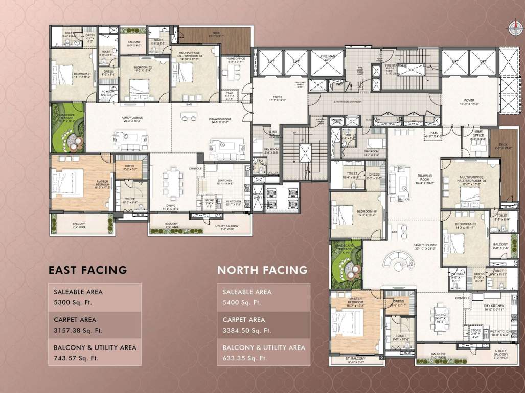  the pearl phase ii Duxbury, Westport, Ostera Cluster Plan for Typical Floor