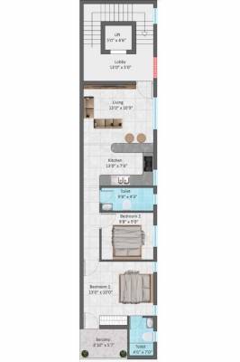  akshara Akshara Cluster Plan from 1st to 3rd Floor