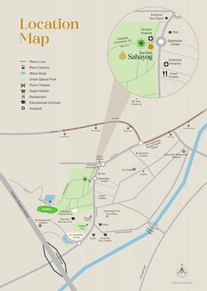  sahayog Location Plan