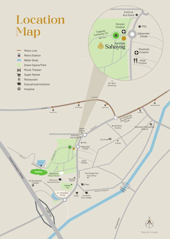  sahayog Location Plan