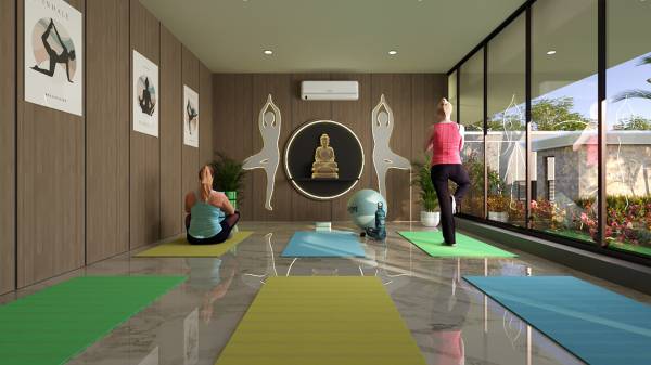  tranquil Yoga/ Meditation Area