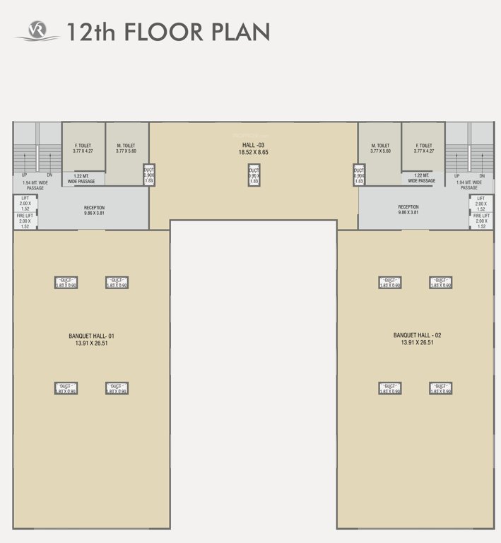 infinity 1 Cluster Plan For 12th Floor