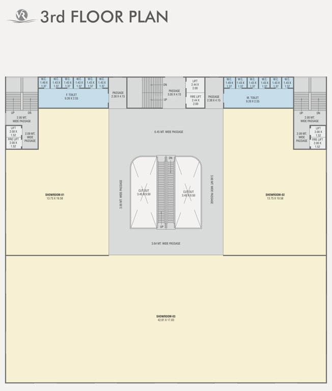 infinity 1 Cluster Plan For 3rd Floor