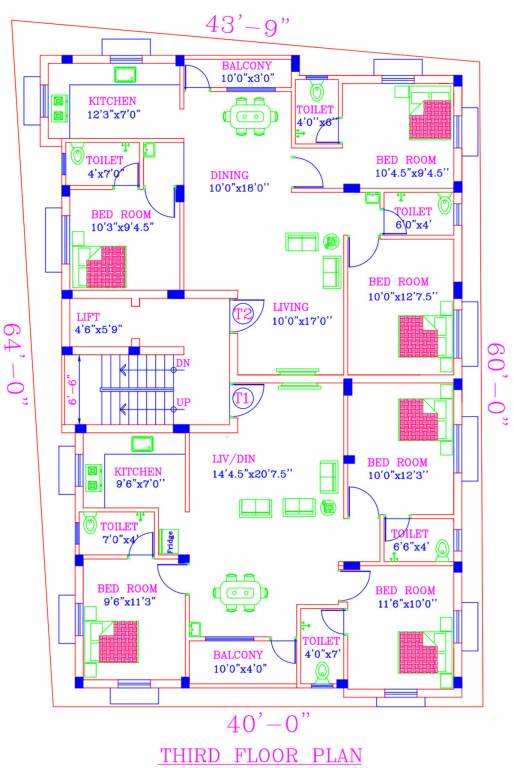  aishwaryam Royal Aishwaryam Cluster Plan For 3rd Floor
