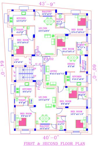  aishwaryam Royal Aishwaryam Cluster Plan From 1st To 2nd Floor