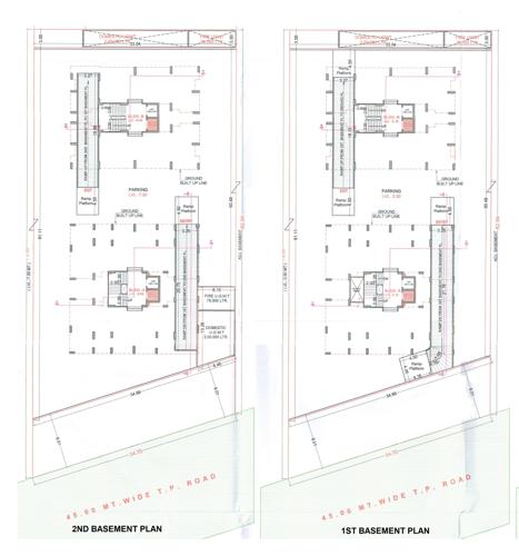 Block A And B Cluster Plan for Basement 1 And 2 Floor bhagwat-elita Block A And B Cluster Plan for Basement 1 And 2 Floor