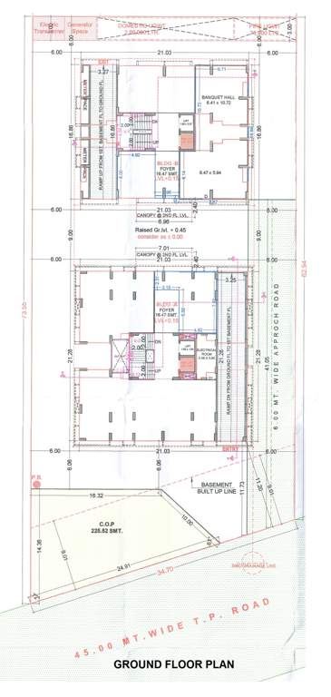 bhagwat elita Block A And B Cluster Plan for ground Floor