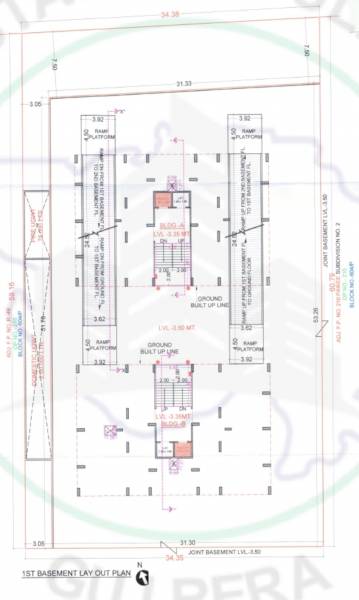  bhagvat-glory A, B Cluster Plan For 1st Floor