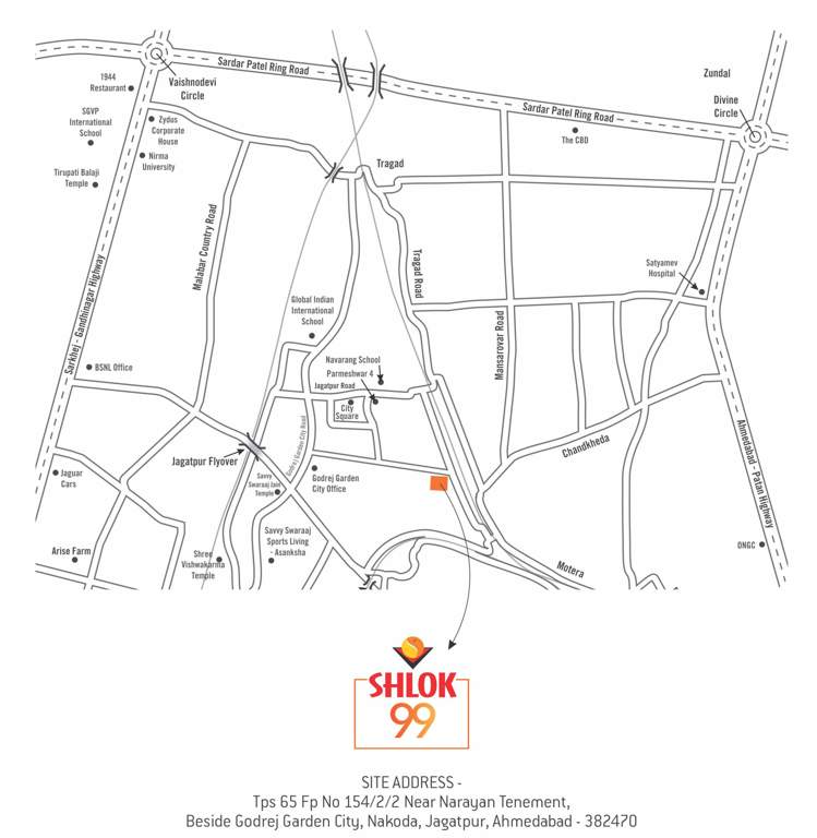  shlok 99 Location Plan