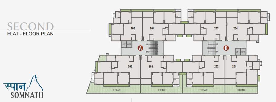  somnath bungalows Cluster Plan