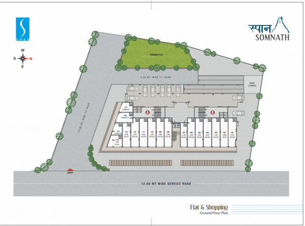  somnath-bungalows Layout Plan