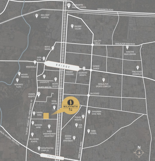  nilkanth-52 Location Plan