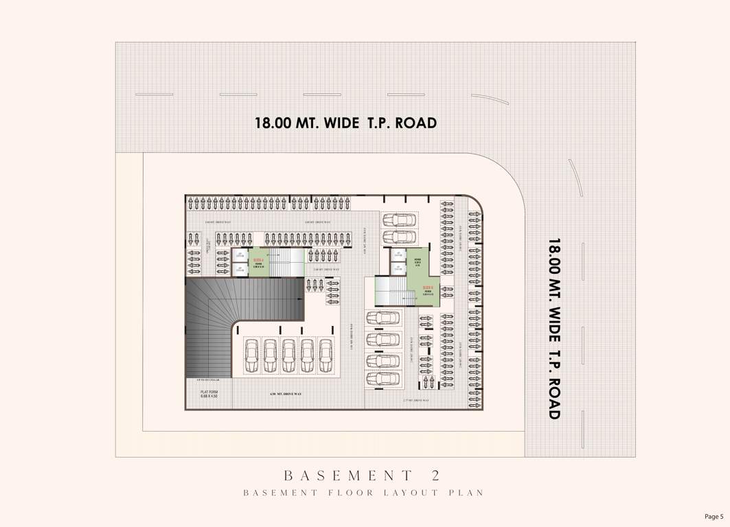  shyam harmony Block A And B Cluster Plan for Basement 2 Floor