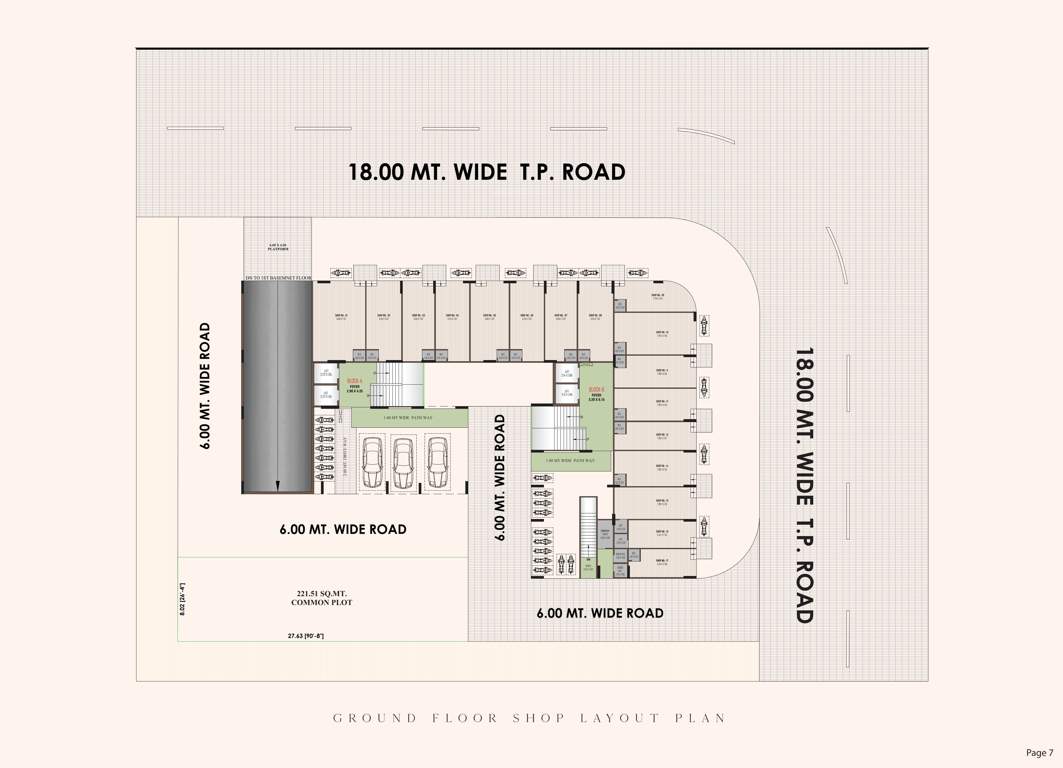  shyam harmony Block A And B Cluster Plan for ground Floor