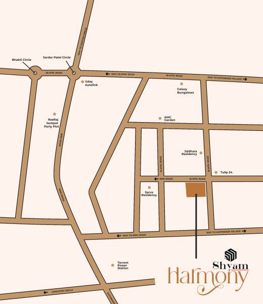  shyam-harmony Location Plan