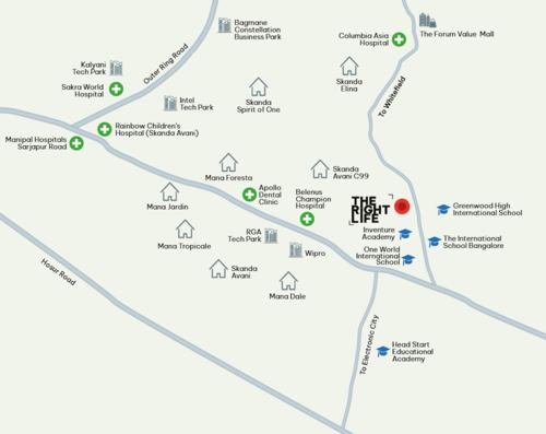 Location Plan mana-skandas-the-right-life Location Plan