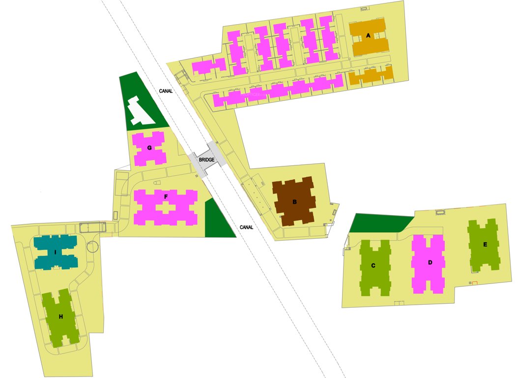 riviera phase 5 Tower B(Bell) Cluster Plan For Typical Floor Plan