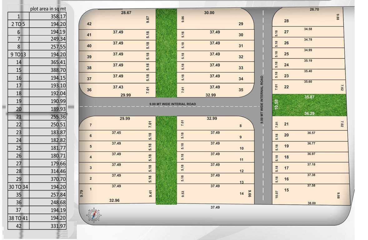  kishan business park Layout Plan