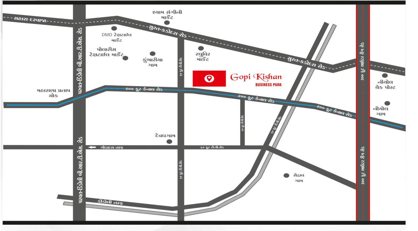  kishan business park Location Plan