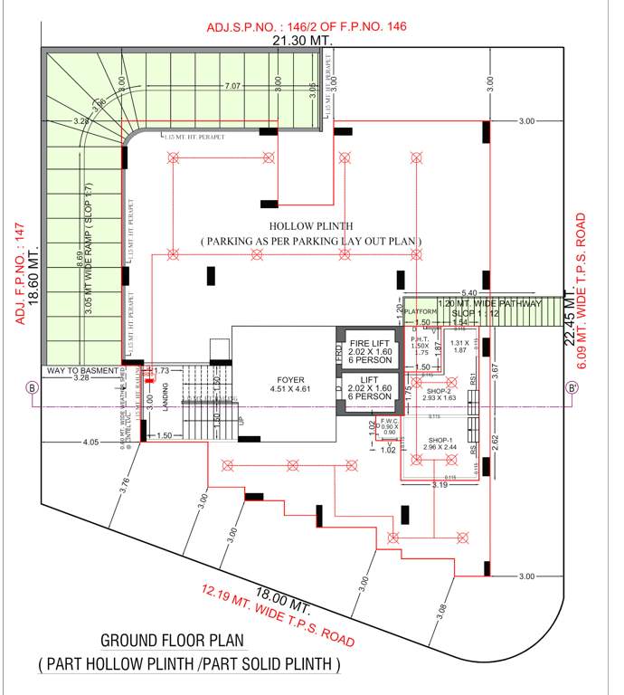  uttam appartment Uttam Appartment Ground Floor Cluster Plan