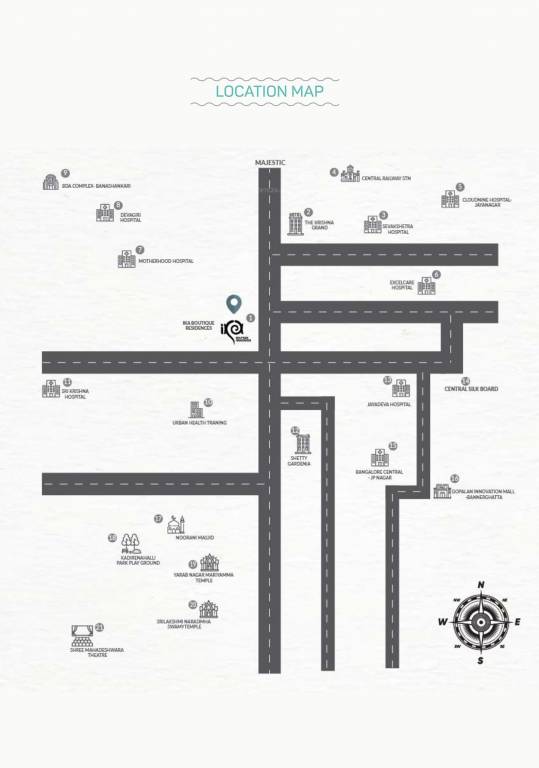  ika residency Location Plan