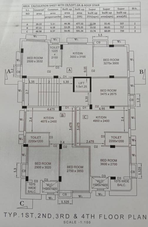  santineer Santineer Typical Cluster Plan