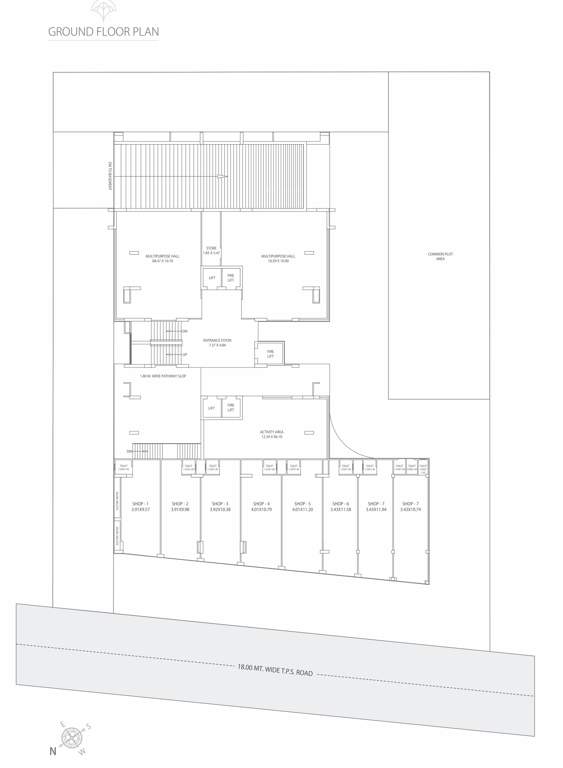  canduer vivante Canduer Vivante Ground FloorCluster Plan