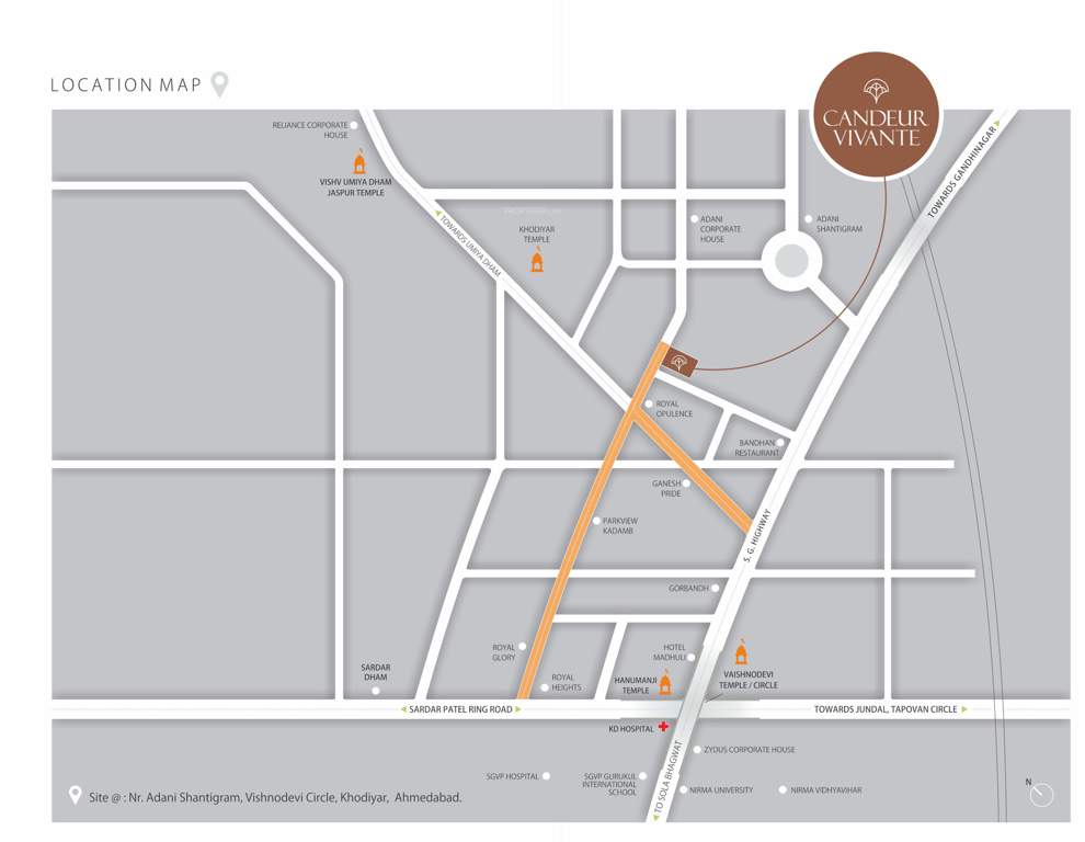  canduer vivante Location Plan