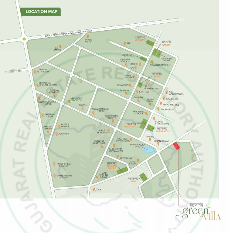  green villa Location Plan